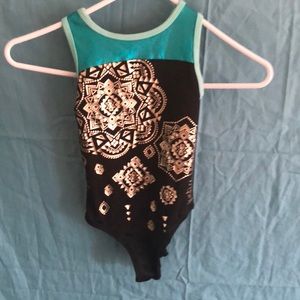 Justice Gymnastics onesie